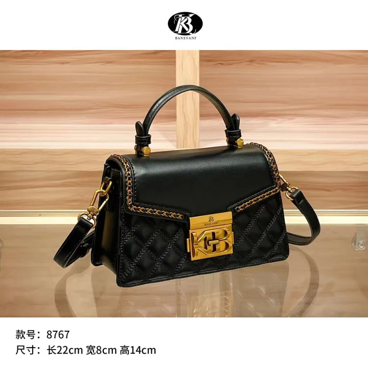 BANEVANF%20PRINCESS%20BANI%20SPRING%202024%20NEW%20RHOMBIC%20CHAIN%20WOMEN'S%20BAG%20LOCK%20TOTE%20BAG%20SHOULDER%20CROSSBODY%20BAG%20-%20Image%202