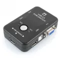 KVM Switch 2 Port VGA Switch USB 2.0 KVM Mouse Switcher Keyboard 1920X1080 Box Sharing Switch Vga Splitter. 