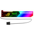 【Hey my home】Black RGB25 RGB Card Stand Graphics Card with RGB Light 5V Big 4Pin Power Supply Graphics Card Holder. 