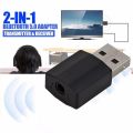 USB Bluetooth 5.0 Transmitter Receiver 2 in 1 3.5 mm Adapter AUX Audio RCA For Car Music Audio Bluetooth Transmitter For TV.
