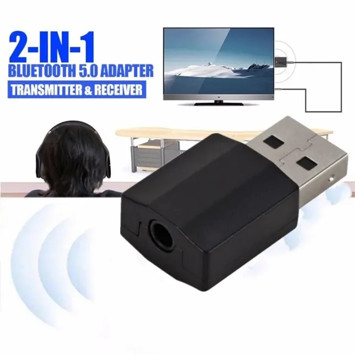 USB%20Bluetooth%205.0%20Transmitter%20Receiver%202%20in%201%203.5%20mm%20Adapter%20AUX%20Audio%20RCA%20For%20Car%20Music%20Audio%20Bluetooth%20Transmitter%20For%20TV%20-%20Image%202