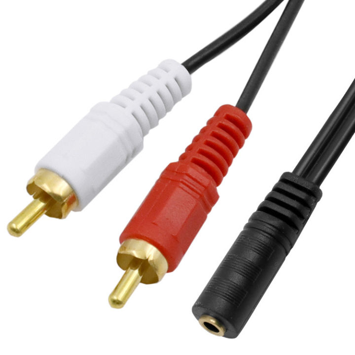 Universal%203.5mm%20Stereo%20Audio%20Female%20Jack%20o%202%20RCA%20Male%20Socket%20o%20Headphone%203.5%20Y%20Adapter%20Cable%2050cm%20-%20Image%204