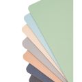 Multiple Colors Solid Color Simple Mini Small Portable Mouse Pad Square Leather Mat Desk Available Wholesale. 