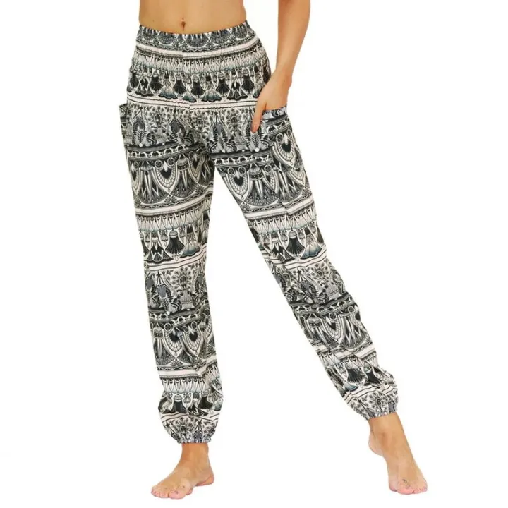 %E3%80%90NEW%E3%80%91%20Women's%20Loose%20Yoga%20Pants%20Boho%20Print%20High%20Waist%20Casual%20Trousers%20Sweatpants%20Women%20Summer%20Beach%20Plus%20Size%20Baggy%20Aladdin%20Pants%20-%20Image%205
