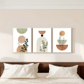 set of 3 piece bohemian wall art on 3mm PVC wallboard. 