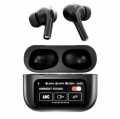 Airpods A9 Pro Touch Screen Display with ANC ENC TWS Earbuds - Black.