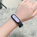 Carbon Fiber Strap For Xiaomi Mi Band 7 nfc Wristband smartwatch MIband 5 silicone bracelet correa Mi Band 4 5 3 6 accessories. 