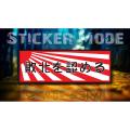 Mini Sticker For Car & Bike | Japanese_writting | Best Quality ( Sticker_Mode ). 