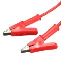 Double-ended Clips Crocodile Cable Alligator Jumper Wire Test Leads Clamp 100cm. 