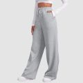 Wide Leg Pants For Women’S Fleece Lined Sweatpants Straight Pants Bottom All-Math Plain Fitness Joggers Pants Travel Basic.