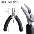4 inch Mini Wire Cutter Pliers Diagonal Nipper Nose Pliers Cable Snips Electrical Cutting Pliers Repair DIY Hand tool set. 