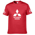 Summer Mens T-Shirt Mitsubishi Motors Logo Print Cotton Casual Short Sleeve Man Harajuku High Quality Unisex T Shirt Euro Size. 