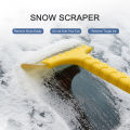 Multipurpose Snow Scraper Anti-slip Wide Rubber Blade Long Handle Car Windsheild Snow Shovel Ice Scraper. 