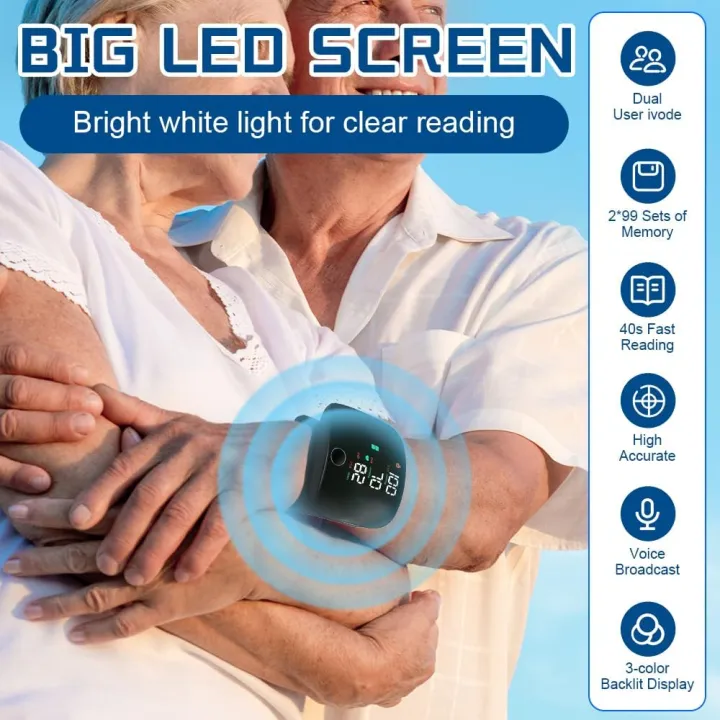 Blood%20Pressure%20Monitors,%20Automatic%20Wrist%20Blood%20Pressure%20Monitors%20with%20Digital%20LCD%20Screen,%20Adjustable%20Cuff%20Blood%20Pressure,%20Rechargeable%20Wrist%20BP%20Monitor%20with%2099%20x%202%20Reading%20Memory%20-%20Image%204