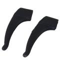 3 pairs of ear hooks Glasses Supports Anti-slip Silicone - Black.