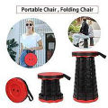 Folding Stool Telescopic Chair Adults Kids Retractable Chair Collapsible Stool for Indoor Outdoor Camping Fishing Hiking. 