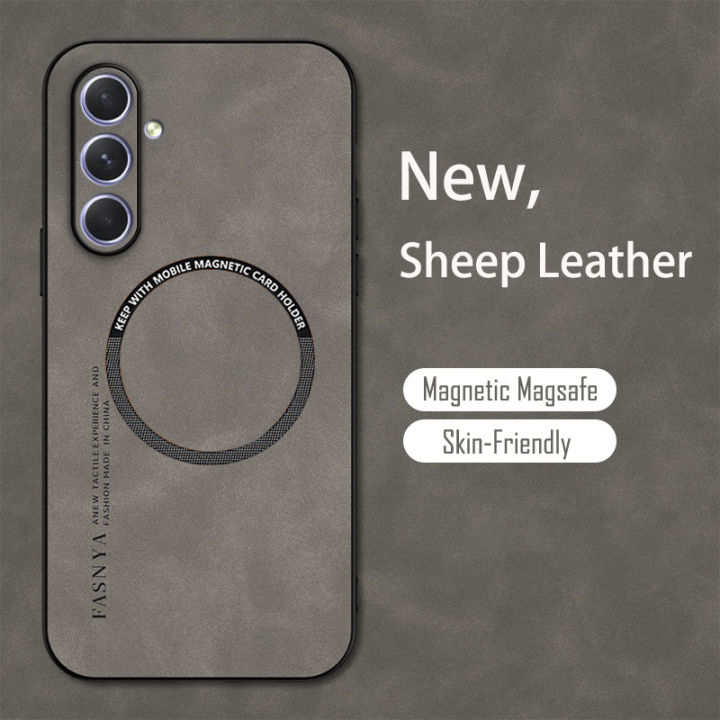 Daraz Oneplus 7t Magnetic Cover Sheepskin Magnetic Leather Soft