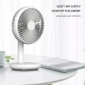 Portable Rechargeable Fan 1200mAh Battery Capacity Desktop Office Quiet Cooling Fans Low Noise for Home Office Camping Outdoor.