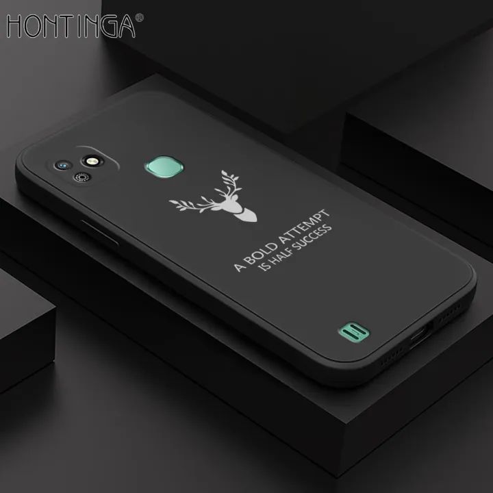 Hontinga for Infinix Smart HD 2021 Back Cover lucky Pattern Case