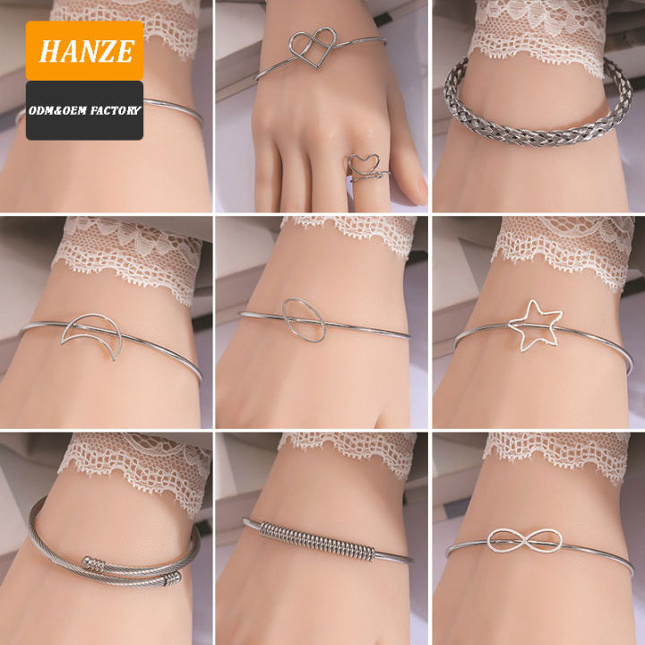 Stainless%20steel%20jewelry%20wholesale,%20women's%2018K%20gold%20titanium%20steel%20small%20waist%20bracelet,%20zircon%20shiny%20design%20bracelet%20-%20Image%205