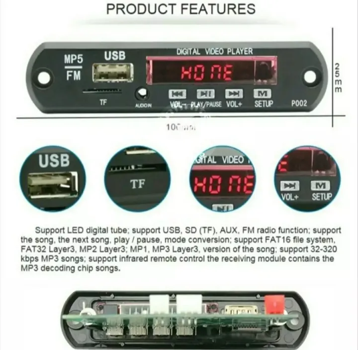 MP5%20Player%20Audio%20HD%20Video%20Player%20Module%20With%20IR%20Remote%20Control%20Support%20MP4%20MP3%20FM%20USB%20TF%20Card%20Remote%20Control%205V%20Video%20Card%20Equivalent%20MP3%20FM%20Module%20-%20Image%204
