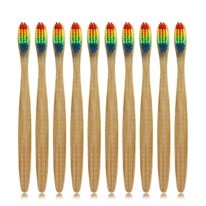 【Daily Necessities For Anyone Store】DR.PERFECT 10 Pieces/lot wooden soft Eco Bamboo Oral Adult Care tongue scraper cleaning