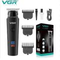 VGR V-937 NEW 8-hour Use time electric clipper LCD hair clipper hair salon special engraving electric clipper. 