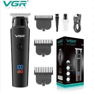 VGR V-937 NEW 8-hour Use time electric clipper LCD hair clipper hair salon special engraving electric clipper