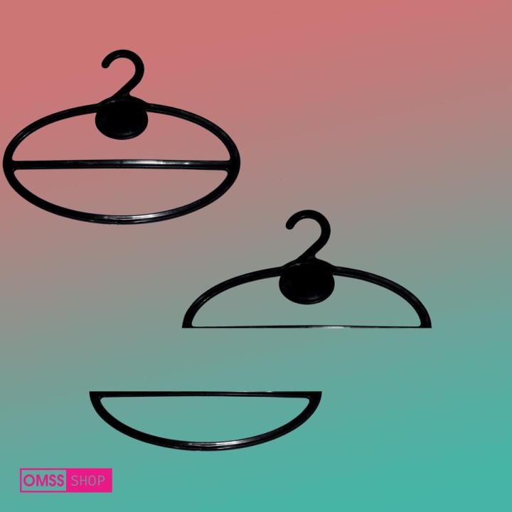 Local Mini Scarf Hijab Hanger 80 Black One Dozen - Hanger