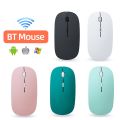 Wireless Bluetooth Mouse For Ipad Mac IOS Samsung Huawei Lenovo Android Tablet Phones Computer Silent Battery Mice. 