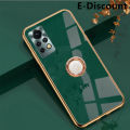 For infinix Note 11 Pro Case Soft Transparent Plating Cases for infinix Note11 Pro Antioxidant Clear Ring Back Cover.