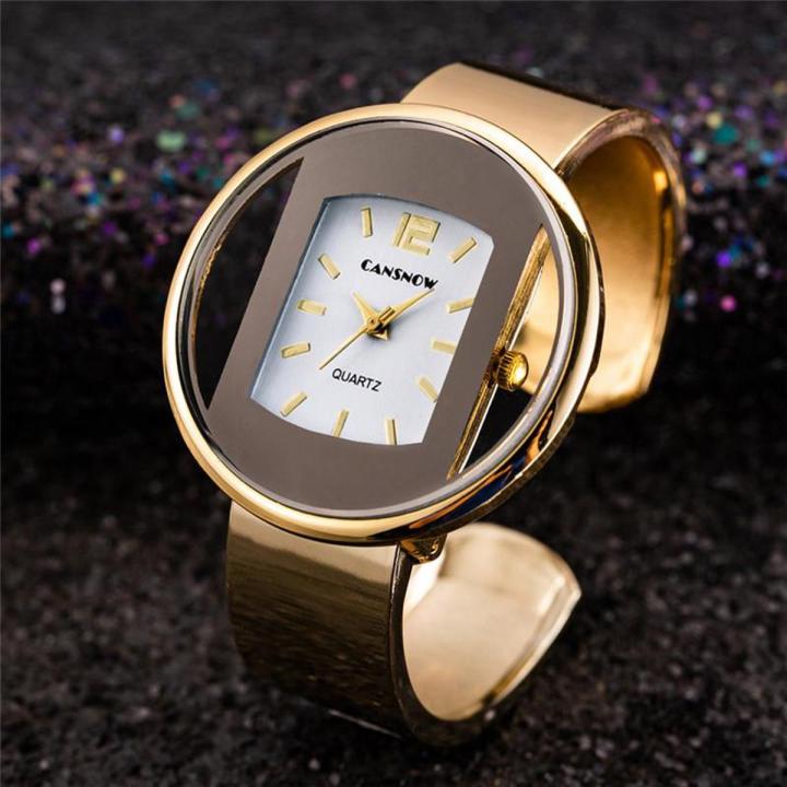 【DM bag factory Store】Luxury Brand Gold Silver Watches Steel Ladies Watch Creative Girl Quartz Clock Saat Relogio Feminino