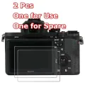 2 Pcs For Sony Alpha ILCE-7 7R 7S 9 77 99 A7 A7R A7S III IV A9 A77 A99 II Tempered Glass Screen Protector Protective Film Guard. 