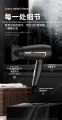Kemei KM-6834 High Quality ABS Material Foldable Travel Portable Salon Professional Hair Dryer 1000W.