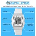 Children's Watch Waterproof LED Alarm Chronograph Sport Digital Watches Kids Fashion Square Electronic Wristwatch For Girls Boys.