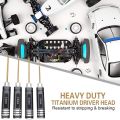 ZOROOM 4 Pcs 1.5 / 2.0 / 2.5 / 3.0 mm Hex Screwdriver Set Titanium Hex Wrench Tool Set for Multi-Axis FPV RC Tool.