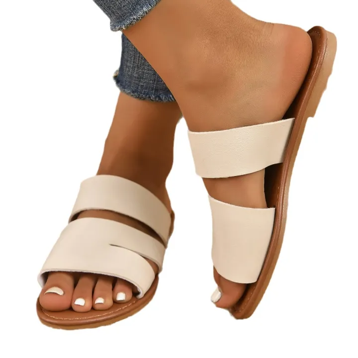 European%20and%20American%20style%20new%20sandals%20women's%20foreign%20trade%20plus%20size%202024%20spring%20and%20summer%20casual%20wear%20pullover%20toe%20strap%20flat%20slippers%20-%20Image%205