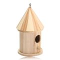 Cute New Wooden Bird House Birdhouse Hanging Nest Nesting Box For Home Garden Decor.