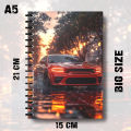 Notebook Red Edition Sports Car Design Writing Journal Pad K676. 