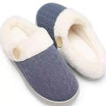 HARD SOLE OUTDOOR SLIPPERS SHOES SIZE LADIES WOMENS WARM FAUX LINED COMFY.