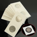 100PCS Square Cardboard Coin Holders Coin Supplies Coin Album. 