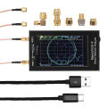 NanoVNA-F Portable Handheld Vector Network Analyzer SWR Meter 50KHz-1000MHz 4.3 Inch IPS TFT Digital Display Touching Screen Shortwave MF HF VHF Antenna Analyzer. 