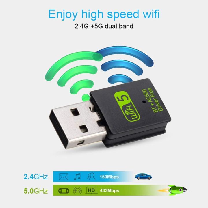 USB%20WiFi%20Bluetooth%20Adapter,%20600Mbps%20Dual%20Band%202.4/5Ghz%20Wireless%20Network%20External%20Receiver,%20Mini%20WiFi%20Dongle%20for%20PC/Laptop/Desktop%20-%20Image%204