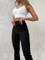 Solid Slim Fit Streetwear Women Pants High Waist Y2k Clothes Pantalones Aesthetic Fashion Trousers Full Length Roupas Femininas. 