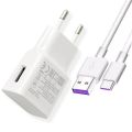 Fast Charger With USB Type C Cable For Samsung Galaxy M10 M20 M21 M31 M30 M31S M40S M60S M80S M01 S20 S10 S9 S8 Wall Charging. 