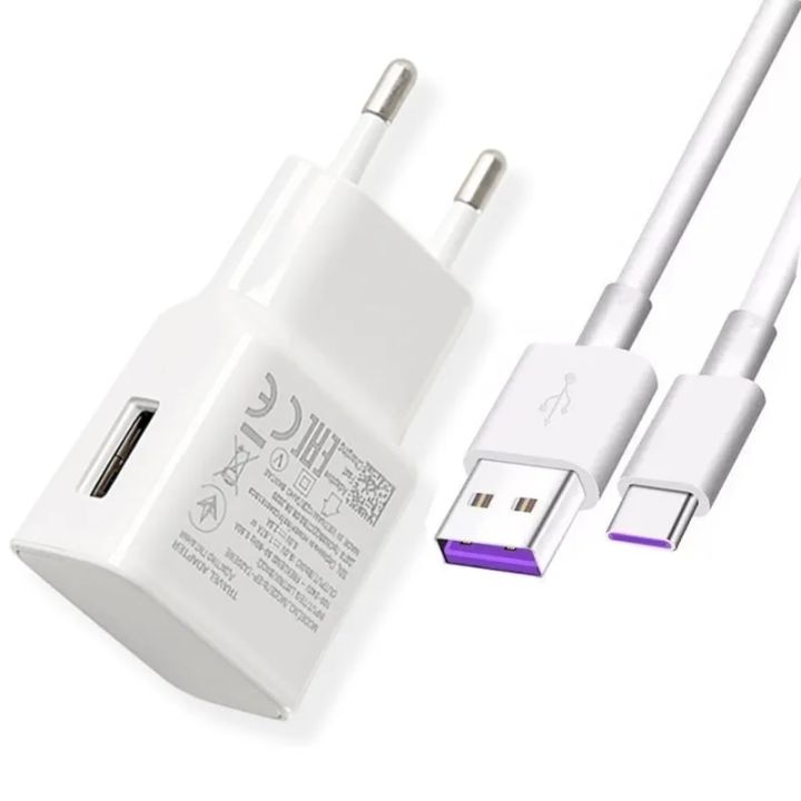 Fast Charger With USB Type C Cable For Samsung Galaxy M10 M20 M21 M31 M30 M31S M40S M60S M80S M01 S20 S10 S9 S8 Wall Charging