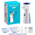 Mesh Portable Nebulizer - Handheld Mesh Atomizer Machine for Home Daily Use, Ultrasonic Nebuliser Personal Inhalers for Breathing Problems/ Mesh Atomizer Nebulizer.