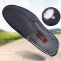 Old Beijing Cloth Shoes Men's Shoes Breathable Men's Thin Shoes Middle-Aged and Elderly Dad Shoes Soft Bottom Non-Slip Casual Shoes for the Elderly. 