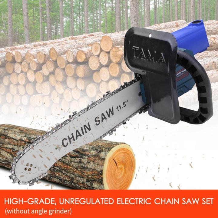 KOGEEK DIY Electric Saw 11.5 Inch Chainsaw Bracket Set Angle Grinder to ...