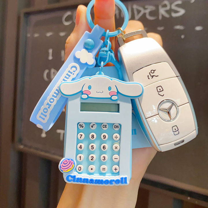 Genuine%20Kawaii%20Sanrio%20Keychain%20Hello%20Kitty%20Kuromi%20Cinnamoroll%20Bag%20Pendant%20Creative%20Calculator%20Key%20Chain%20Ornaments%20Birthday%20Gift%20-%20Image%204